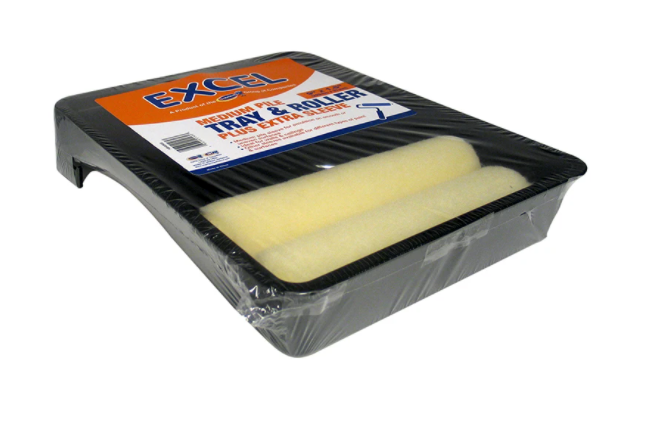 Excel 9" Tray & Roller Cage and Sleeve 3 Piece set for your Caribbean painting project. Shop for Paint and Supplies online at Harris Paints Online Colourcentre