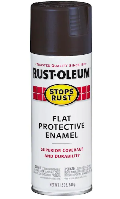 STOPS RUST FLAT BLACK 12oz SPRAY