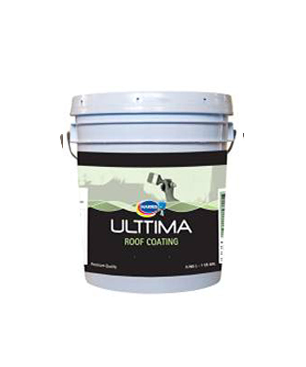 Ulttima Roof Coating, specially formulated for Caribbean homes. Shop for roof coating online at Harris Paints Colourcentre in Barbados.