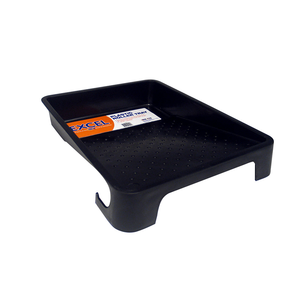 Excel Black Plastic Roller Tray, available to shop online at Harris Colourcentres in Barbados.