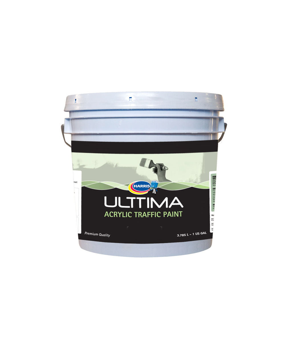 Harris Ulttima Acrylic Traffic Paint, available to shop online at Harris Colourcentres in Barbados.
