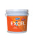 BH Paints Excel Flat Emulsion Paint in a 1 gallon pail, available to shop online at Harris Colourcentres in Barbados.